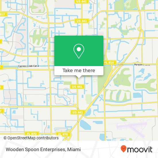 Mapa de Wooden Spoon Enterprises