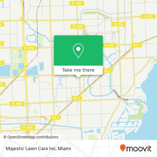Mapa de Majestic Lawn Care Inc