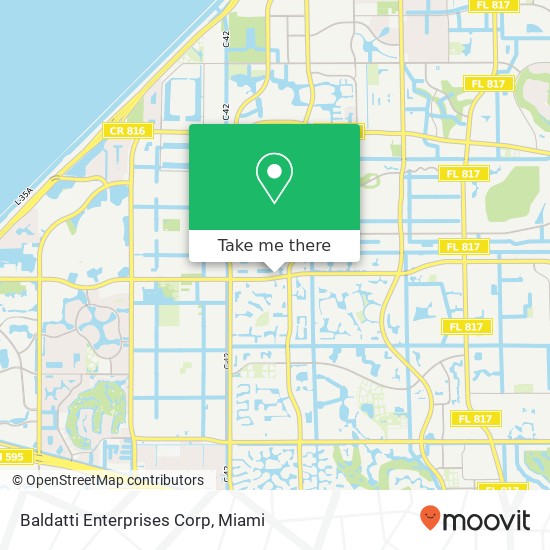 Baldatti Enterprises Corp map