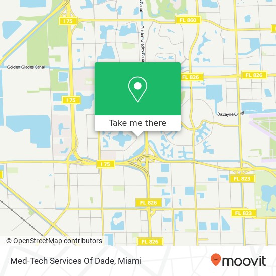 Mapa de Med-Tech Services Of Dade