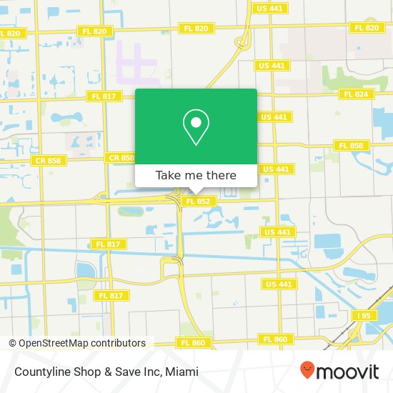 Countyline Shop & Save Inc map