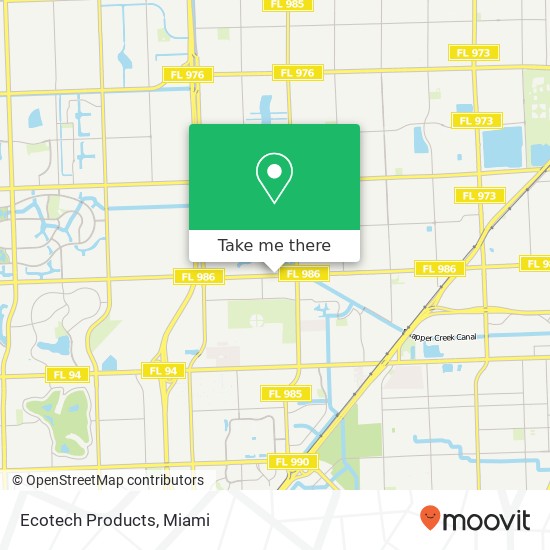 Ecotech Products map