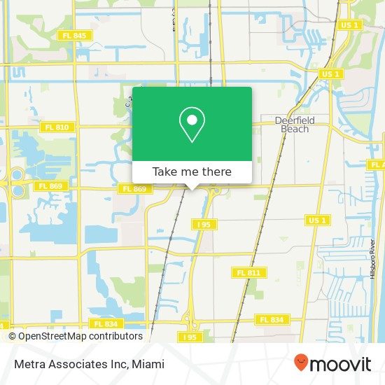 Metra Associates Inc map