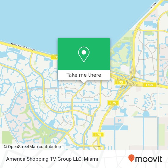 Mapa de America Shopping TV Group LLC