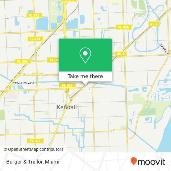 Burger & Trailor map