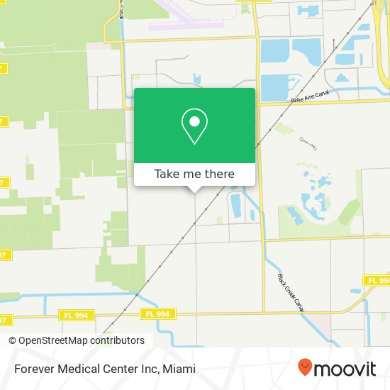 Mapa de Forever Medical Center Inc