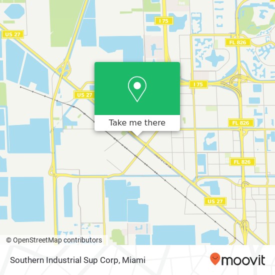 Mapa de Southern Industrial Sup Corp