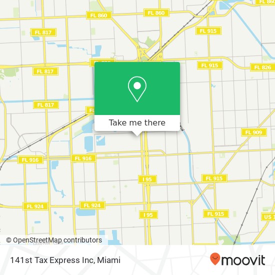 141st Tax Express Inc map