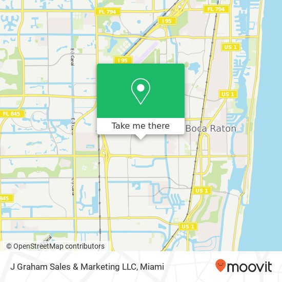 J Graham Sales & Marketing LLC map