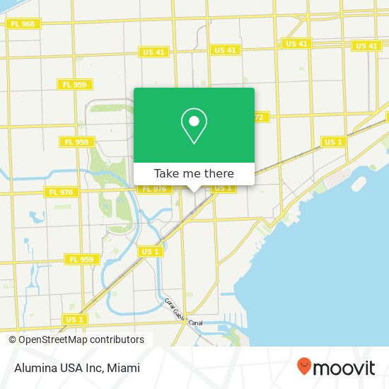 Mapa de Alumina USA Inc