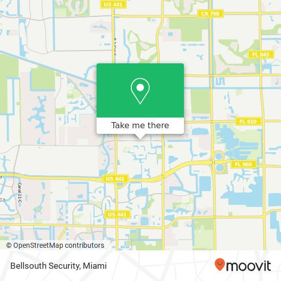 Mapa de Bellsouth Security