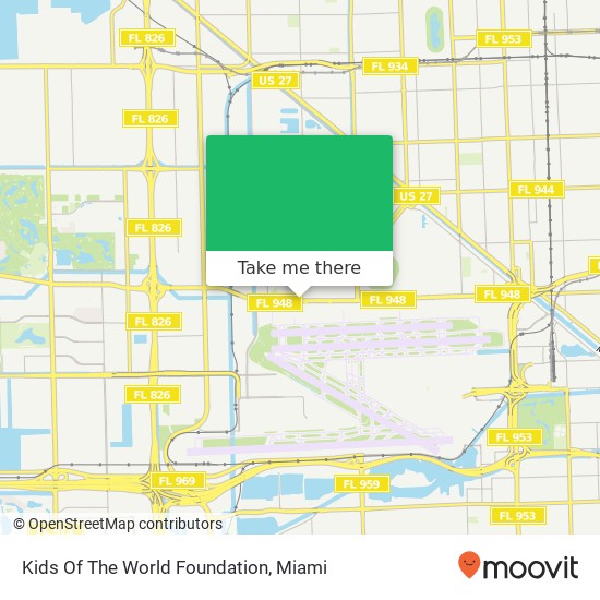 Mapa de Kids Of The World Foundation