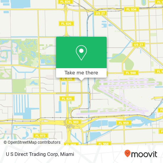 U S Direct Trading Corp map