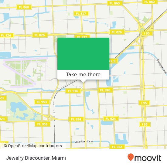 Jewelry Discounter map