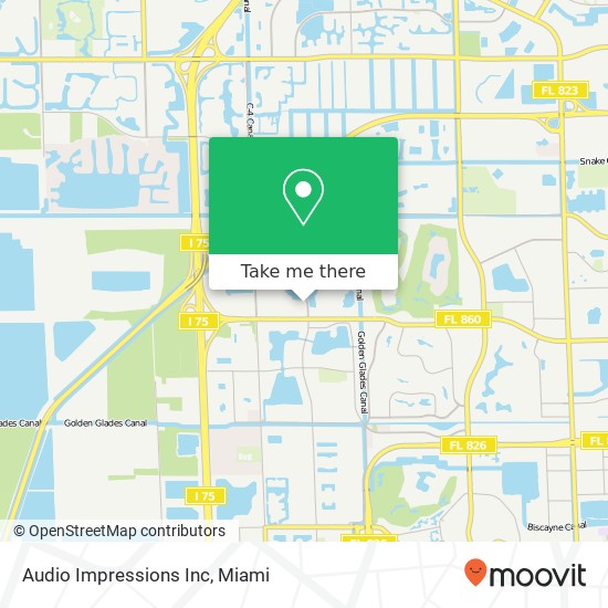 Audio Impressions Inc map