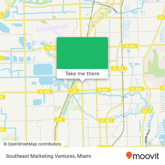 Southeast Marketing Ventures map