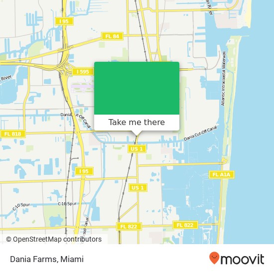 Dania Farms map