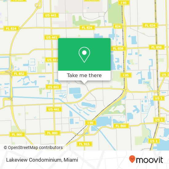 Mapa de Lakeview Condominium