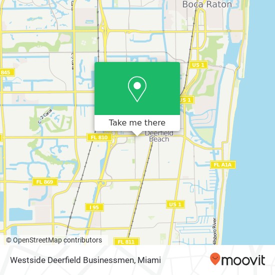 Mapa de Westside Deerfield Businessmen