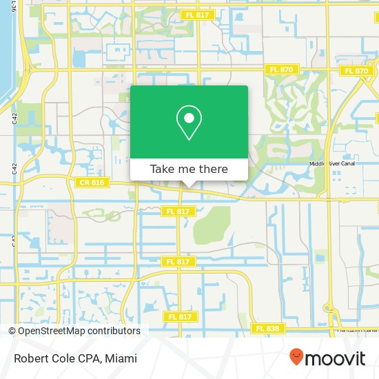 Robert Cole CPA map