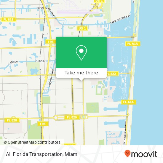 All Florida Transportation map