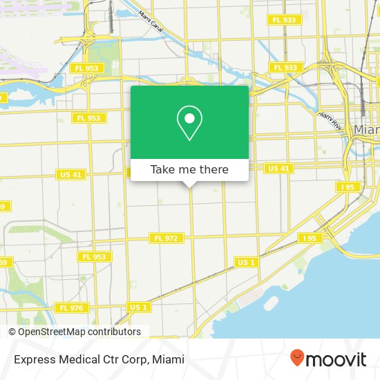 Express Medical Ctr Corp map