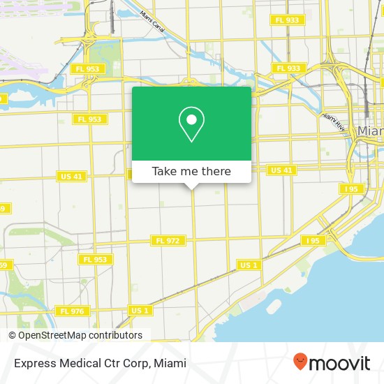 Mapa de Express Medical Ctr Corp