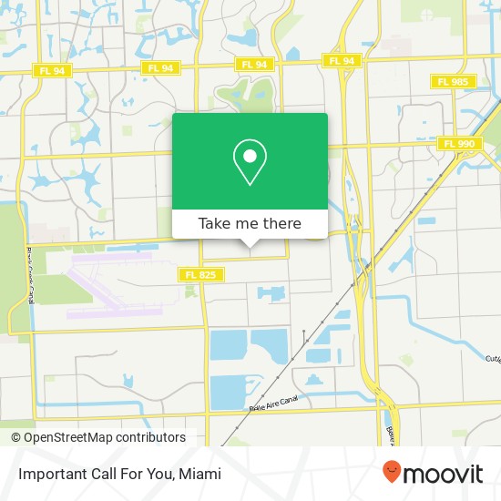 Important Call For You map