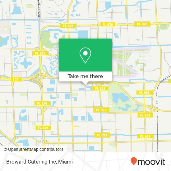 Broward Catering Inc map