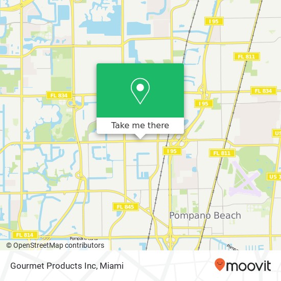 Gourmet Products Inc map