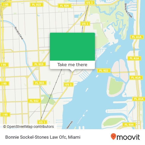 Mapa de Bonnie Sockel-Stones Law Ofc