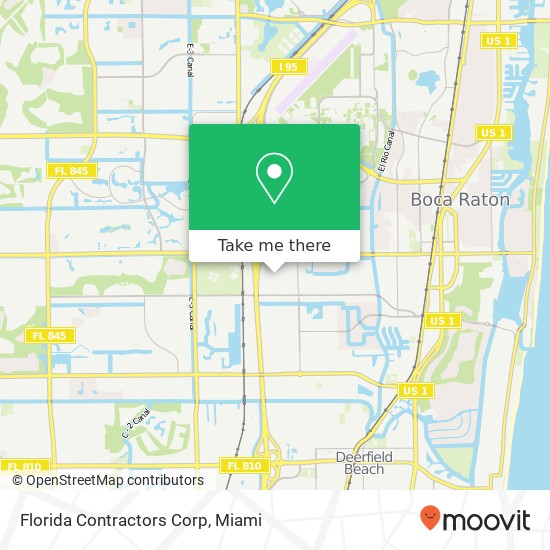 Mapa de Florida Contractors Corp