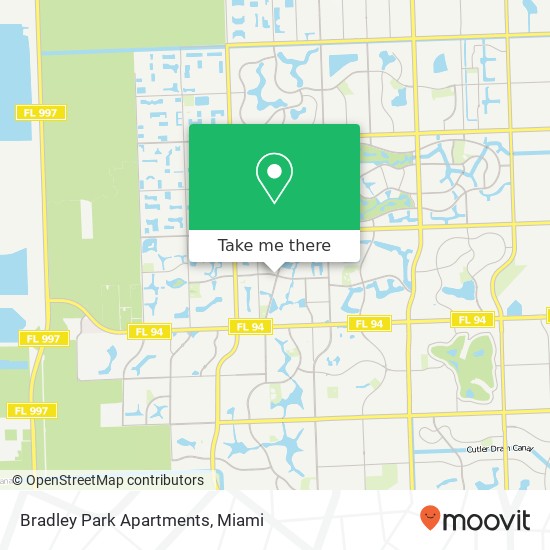 Bradley Park Apartments map