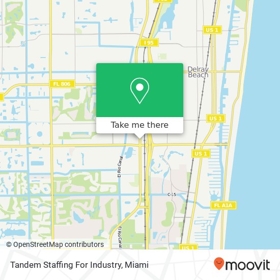 Tandem Staffing For Industry map