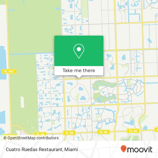 Cuatro Ruedas Restaurant map