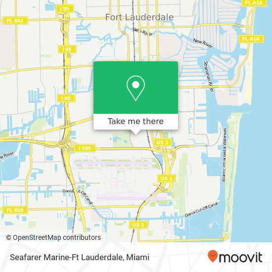 Seafarer Marine-Ft Lauderdale map