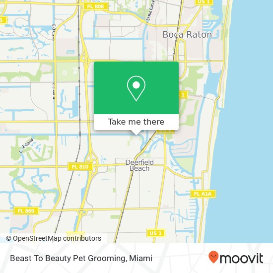 Beast To Beauty Pet Grooming map