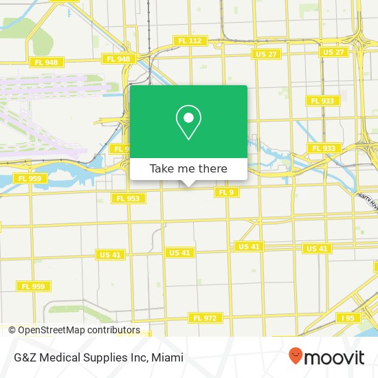 Mapa de G&Z Medical Supplies Inc