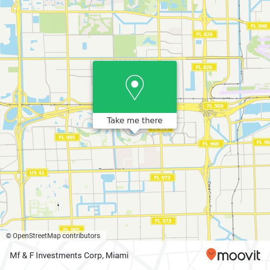 Mf & F Investments Corp map