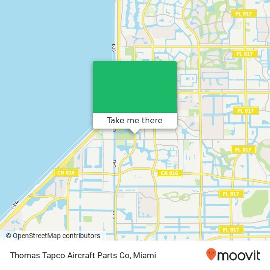 Mapa de Thomas Tapco Aircraft Parts Co