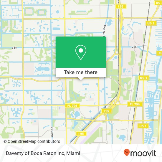 Mapa de Daventy of Boca Raton Inc