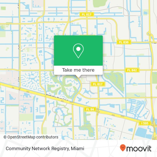 Community Network Registry map