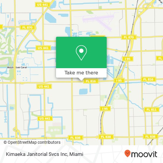 Mapa de Kimaeka Janitorial Svcs Inc