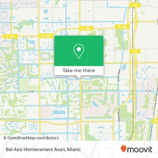 Mapa de Bel Aire Homeowners Assn