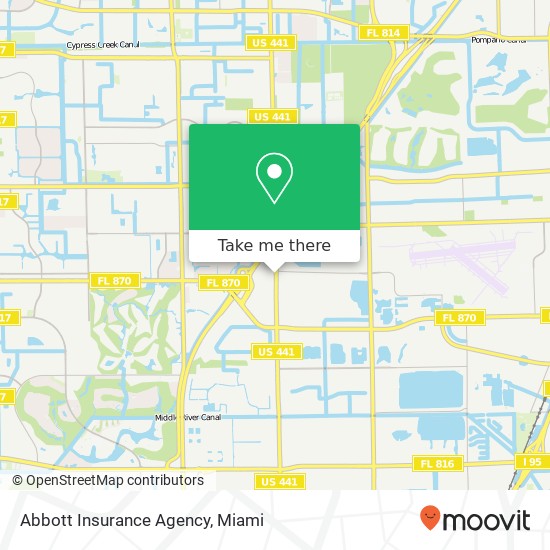 Mapa de Abbott Insurance Agency