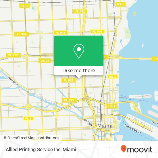 Allied Printing Service Inc map