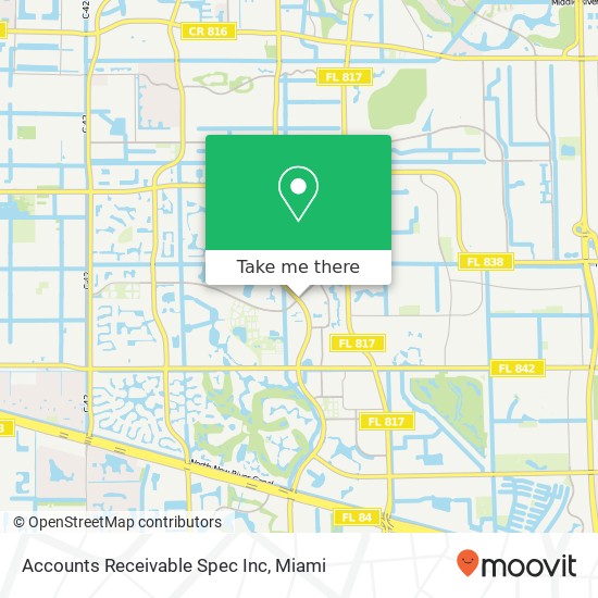 Accounts Receivable Spec Inc map