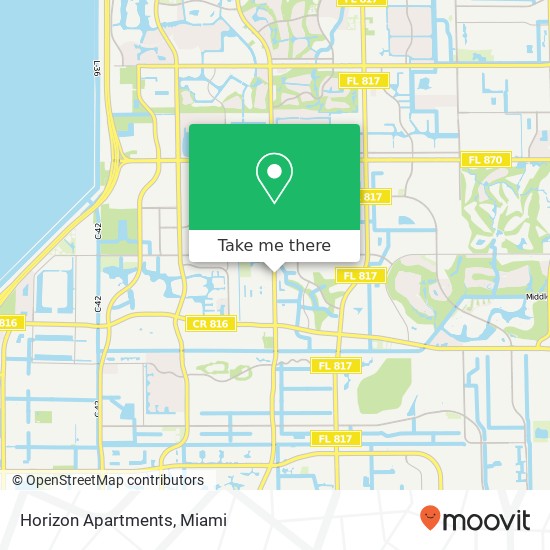 Horizon Apartments map