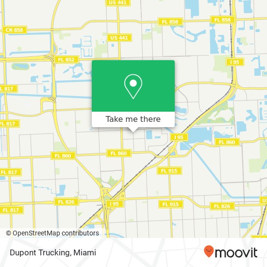 Mapa de Dupont Trucking