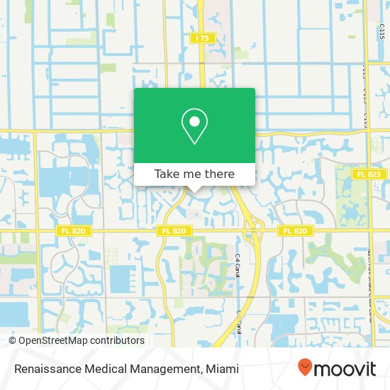 Mapa de Renaissance Medical Management